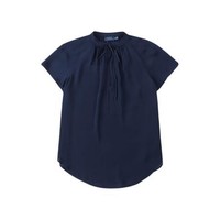 RALPH LAUREN 拉尔夫·劳伦 女士短袖衬衫 WMPOSHTNN820015 海军蓝 L