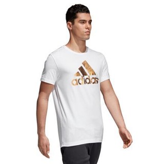 adidas 阿迪达斯 Bos Foil 男子运动T恤 CV4509 白色 XL