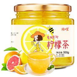 琼皇 蜂蜜柠檬茶500g/瓶 冲调饮品果汁酱韩国风味水果茶饮料