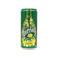 perrier 巴黎水 柠檬味饮料  330ml*24罐