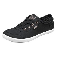 SKECHERS 斯凯奇 BOB'S B Cute 女子运动帆布鞋 33492/BLK 黑色 36.5