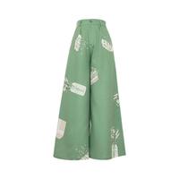 Princess Chronicles Lolita洛丽塔 限定花期 女士阔腿长裤 绿色 S