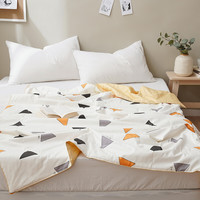 太湖雪 简约元素 可水洗蚕丝夏凉被 150*210cm