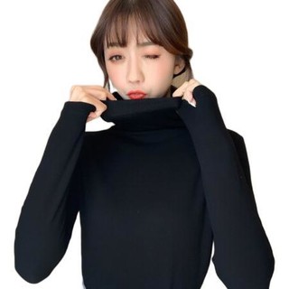 Nan ji ren 南极人 女士高领打底衫 100008199915 黑色 S
