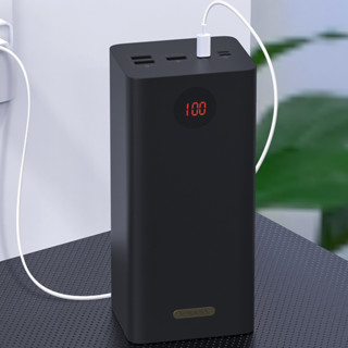 ROMOSS 罗马仕 PEA57 移动电源 黑色 57000mAh Lightning/Type-C/Micro-B 22.5W 双向快充 线充套装