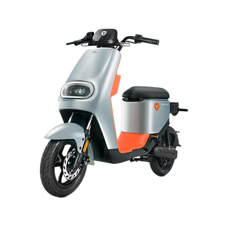 yadea 雅迪 de2 基础版 电动自行车 tdr2493z 48v24ah锂电池 磬石灰