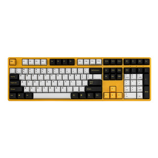 BAROCCOMISTEL BAROCCO MISTEL密斯特X8机械键盘108键有线原厂樱桃，PBT二色成型键帽 黄蜂 Cherry红轴 送手托，三期免息