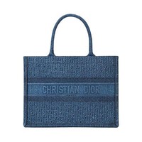 Dior 迪奥 BOOK TOTE系列 女士手提托特包 M1296ZWAL_M928 蓝色 小号