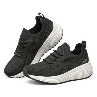 SKECHERS 斯凯奇 BOB'S Sport 女子休闲运动鞋 117027/BLK 黑色 39