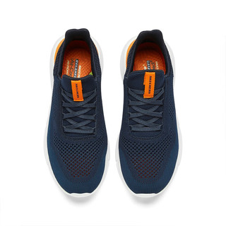 SKECHERS 斯凯奇 Ingram 男子休闲运动鞋 210281/NVOR 海军蓝色/橘色 39.5