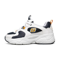 SKECHERS 斯凯奇 D'Lites Airy 2.0 女子休闲运动鞋 88888423/WBOR 白色/蓝色/橙色 35