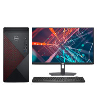 DELL 戴尔 Vostro 5890 21.5英寸 台式机 黑色(酷睿i5-11400F、GT730、16GB、256GB SSD+1TB HDD、风冷)