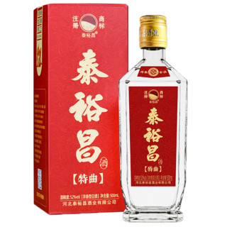 TAI YU CHAN 泰裕昌 特曲 52%vol 浓香型白酒 500ml*6瓶 整箱装