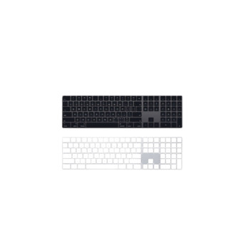 Apple 苹果 MQ052CH/A 104键 蓝牙薄膜键盘 深空灰 无光