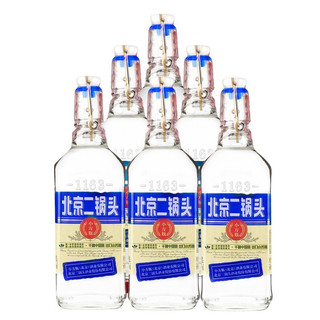 YONGFENG 永丰牌 北京二锅头 小方瓶 经典蓝标 42%vol 清香型白酒 500ml 单瓶装