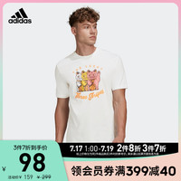 adidas 阿迪达斯 官网男装运动型格短袖T恤GE4695 GE4698