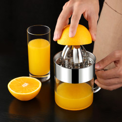 cristalglass 格娜斯 手动榨汁机榨橙汁304不锈钢挤压器柠檬夹压榨器
