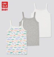 UNIQLO 优衣库 婴儿吊带衫 3件装