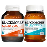 BLACKMORES 澳佳宝 西芹籽精华 180片+鱼油 400粒