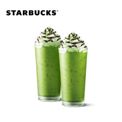 starbucks 星巴克 抹茶可可碎片星冰乐(大杯) 双杯券 电子饮品券多少