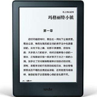 kindle 2016款 入门版 6英寸墨水屏电子书阅读器 Wi-Fi 4GB 黑色