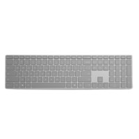 Microsoft 微软 2.4G 蓝牙双模无线薄膜键盘 银色 无光