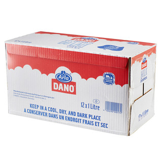 Arla Dano 全脂纯牛奶 1L*12盒
