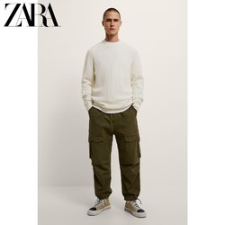 ZARA [折扣季]男装 穗纹针法针织衫毛衣 01775302251