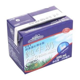 Oldenburger 欧德堡 全脂纯牛奶 200ml*20盒