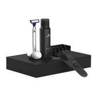 焕醒 NEOWAK H200-9 小火箭手动剃须刀套装 (1刀架+5刀头+柠檬香型剃须泡125g+底座+旅行套)