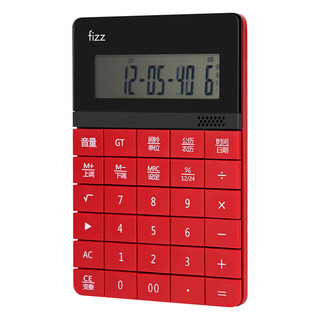 fizz 飞兹 FZ66808 桌面计算器 语音款 红色