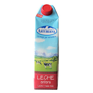 ASTURIANA 阿斯图利雅 全脂纯牛奶 1L*6瓶