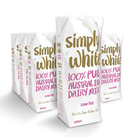 Simply white 低脂UHT牛奶 250ml*24盒