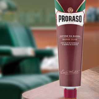 PRORASO 博拉索 滋润檀香系列男士檀香乳木果剃须膏 150ml