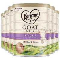 Karicare 可瑞康 较大婴儿山羊奶粉 新西兰版 2段 900g*6罐