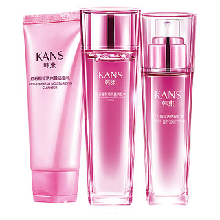 KANS 韩束 红石榴鲜活水盈护肤套装 (滋养霜50g+润肤水120ml+乳液100ml)