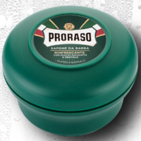 PRORASO 博拉索 凉感薄荷系列男士桉树薄荷剃须皂 150ml