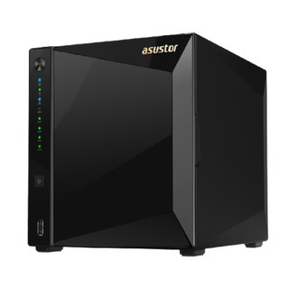 ASUSTOR 爱速特 AS4004T 4盘位NAS（Marvell ARMADA-7020、2GB）+AS-T10G 网卡