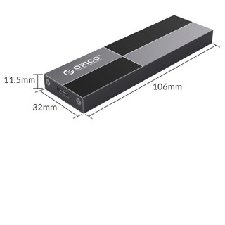 ORICO 奥睿科 M.2 NVMe硬盘盒 Type-C PFM2-C3