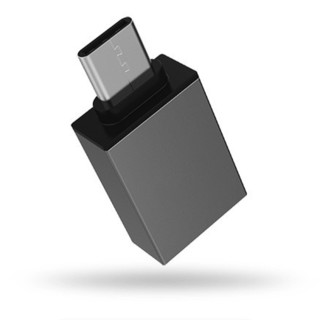 SANTIAOBA 叁條捌 Type-C转USB3.0转接头 黑色
