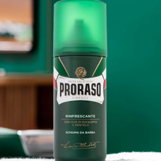 PRORASO 凉感薄荷系列男士桉树薄荷剃须泡沫 100ml