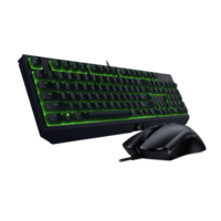 RAZER 雷蛇 黑寡妇标准版 有线机械键盘 雷蛇绿轴+毒蝰8K 有线鼠标 键鼠套装 黑色
