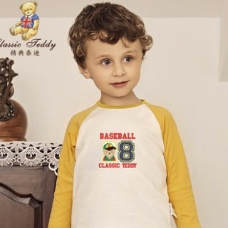 CLASSIC TEDDY 精典泰迪 儿童印花长袖T恤