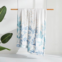  罗莱生活 LUOLAI 家纺 清香艾草蚕丝夏被