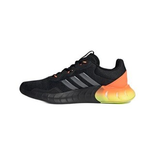 adidas NEO Kaptir Super 男子休闲运动鞋 FZ2857 黑/橙色/银色 42.5