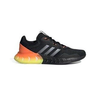 adidas NEO Kaptir Super 男子休闲运动鞋 FZ2857 黑/橙色/银色 42.5