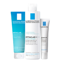 LA ROCHE-POSAY 理肤泉 清痘净肤护肤套装 (洁面泡沫125ml+爽肤水200ml+细致精华乳40ml)