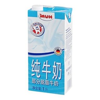 MUH 甘蒂牧场 低脂纯牛奶 1L