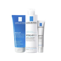 LA ROCHE-POSAY 理肤泉 清痘净肤护肤套装 (洁面啫喱200ml+爽肤水200ml+细致精华乳40ml)