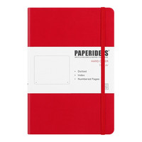 paperideas 空白内页 硬面 A5线装本红色 单本 PA5H0003